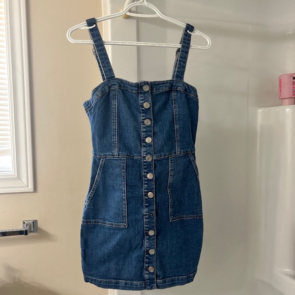 Garage Denim mini dress - Picture 1 of 4